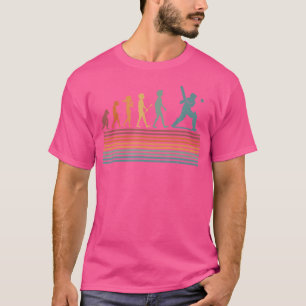 Cricket Evolution Cricket speler Cricket liefhebbe T-shirt