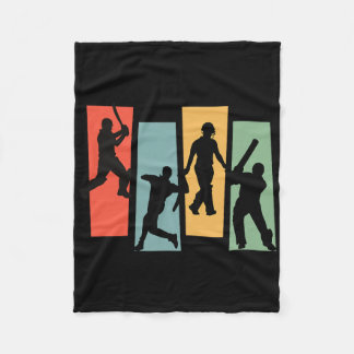 Cricket Fans Cricketer England Pakistan India Men  Fleece Deken