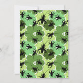Cricket Floral Pattern Family Picnic Kaart (Achterkant)
