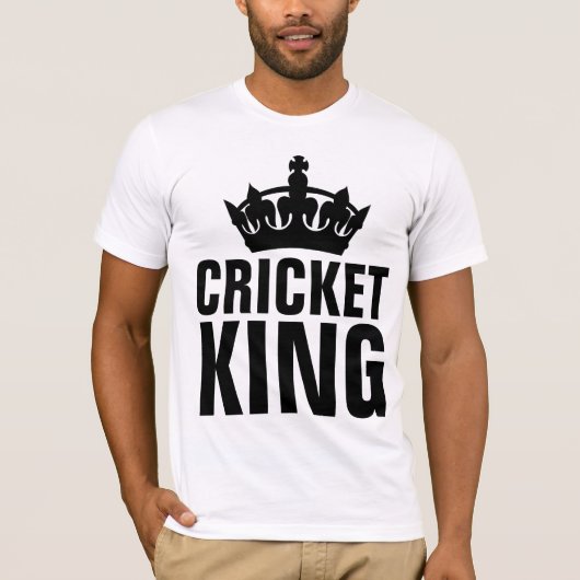 CRICKET GAME, CRICKET KING T-shirts (Voorkant)