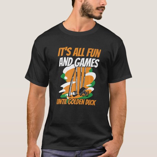 Cricket Game For An Indian Cricket Player T-shirt (Voorkant)