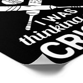 Cricket Game Player Ll T Coach Cricketer  Poster (Hoek)