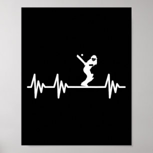 Cricket Hartslag Poster