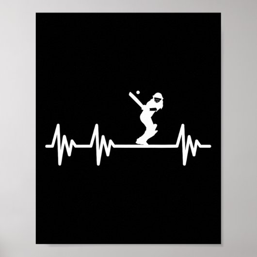 Cricket Hartslag  Poster (Voorkant)