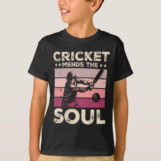 Cricket herstelt de ziel  t-shirt (Voorkant)