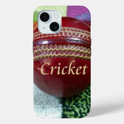 Cricket het spel dat we graag spelen, eten, slapen Case-Mate iPhone case (Achterkant)