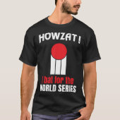 Cricket Howzat! I Bat World Series Retro 70's T-sh T-shirt (Voorkant)