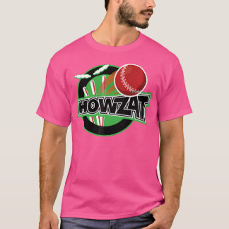 Cricket Howzat Wicket Stumps Ball Appeal Sport T-shirt