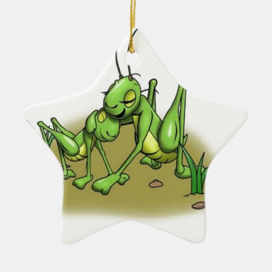 Cricket hug.JPG Keramisch Ornament (Voorkant)