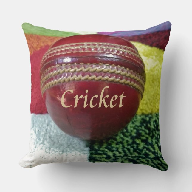 Cricket I hou van dit spel Kussen (Voorkant)