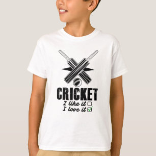 Cricket, ik hou er niet van. t-shirt