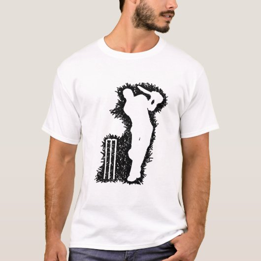 CRICKET IN BLACK SCRIBBLE T-SHIRT (Voorkant)