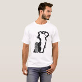 CRICKET IN BLACK SCRIBBLE T-SHIRT (Voorkant volledig)