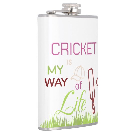 Cricket in my life heupfles (Rechts)