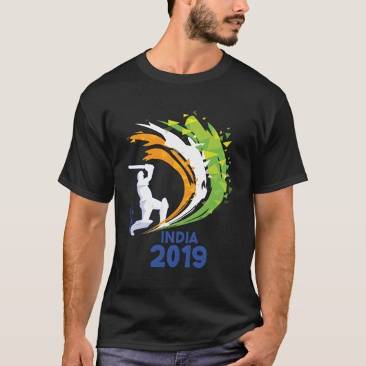 Cricket India 2019 T-shirt (Voorkant)