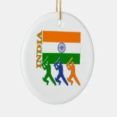 Cricket India Keramisch Ornament (Rechts)