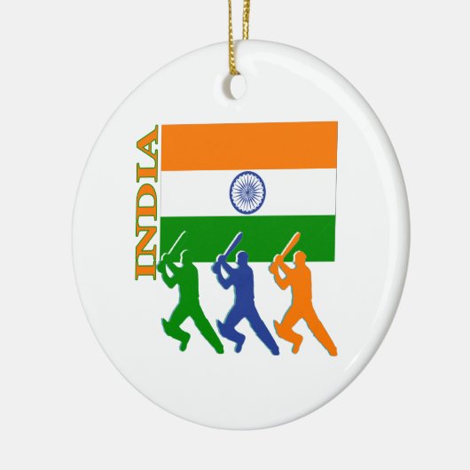 Cricket India Keramisch Ornament (Links)