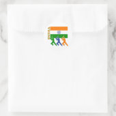 Cricket India Ronde Sticker (Tas)