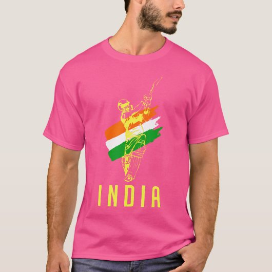 Cricket India T-shirt (Voorkant)
