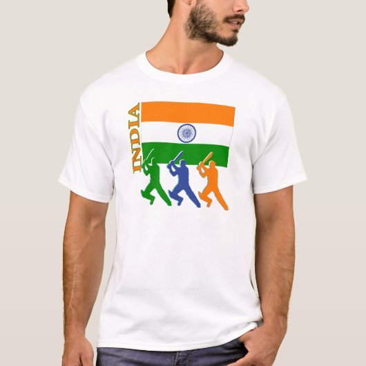 Cricket India T-shirt (Voorkant)