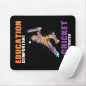 Cricket is belangrijk, eigenaargeld, grappig, perf muismat (Met muis)