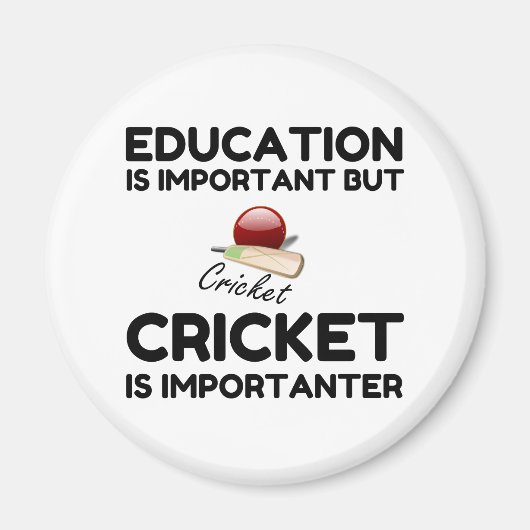 CRICKET IS BELANGRIJK MAGNEET (Voorkant)