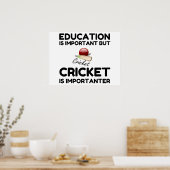 CRICKET IS BELANGRIJK POSTER (Keuken)