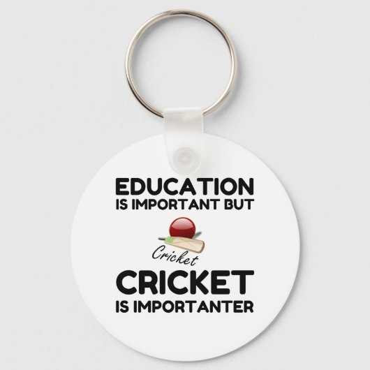 CRICKET IS BELANGRIJKER SLEUTELHANGER (Voorkant)