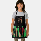 Cricket is het woord, Kinder full print Schort (Insitu)