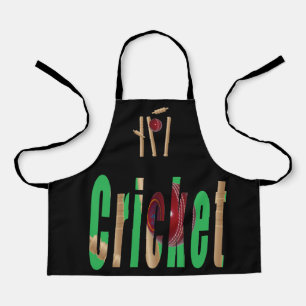 Cricket is het woord, Kinder full print Schort