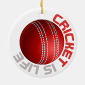 Cricket is levensecht keramisch ornament (Achterkant)