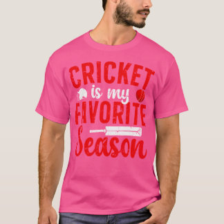 Cricket is mijn favoriete cricketspeler van het se t-shirt