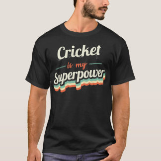 Cricket is mijn Superpower T-shirt