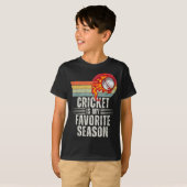 Cricket Is My Favorite Season  T-shirt (Voorkant volledig)