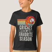 Cricket Is My Favorite Season  T-shirt (Voorkant)