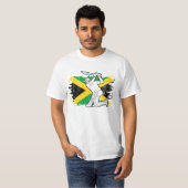 Cricket Jamaica Jamaicaanse Pride T-shirt (Voorkant volledig)