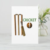 Cricket Kaart (Staand voorkant)