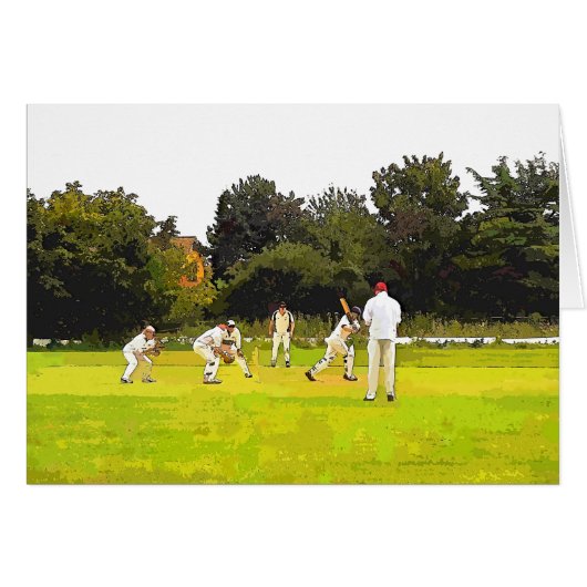 CRICKET-KAART (Voorkant Horizontaal)