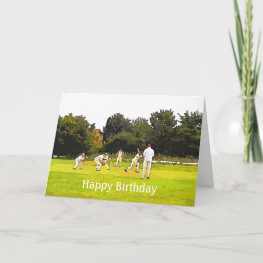 CRICKET KAART (Voorkant)