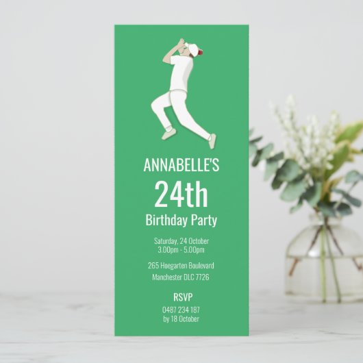 Cricket Kaart (Staand voorkant)