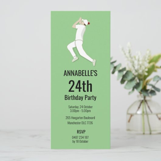 Cricket Kaart (Staand voorkant)