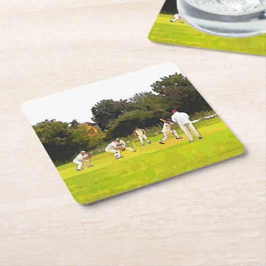 CRICKET KARTONNEN ONDERZETTERS (Schuin)