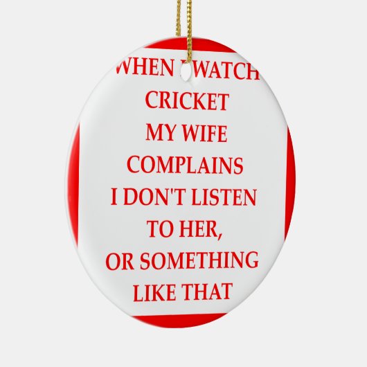 CRICKET KERAMISCH ORNAMENT (Rechts)