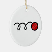 Cricket Keramisch Ornament (Rechts)