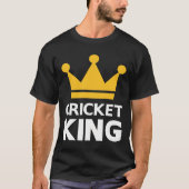 Cricket king T-Shirt (Voorkant)