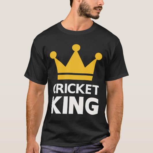 Cricket king T-Shirt (Voorkant)