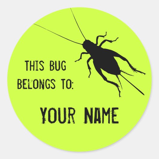 Cricket Label (Voorkant)