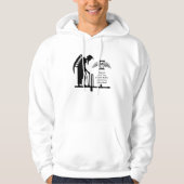 Cricket Law 16(3) Old Father Time Hoodie (Voorkant)