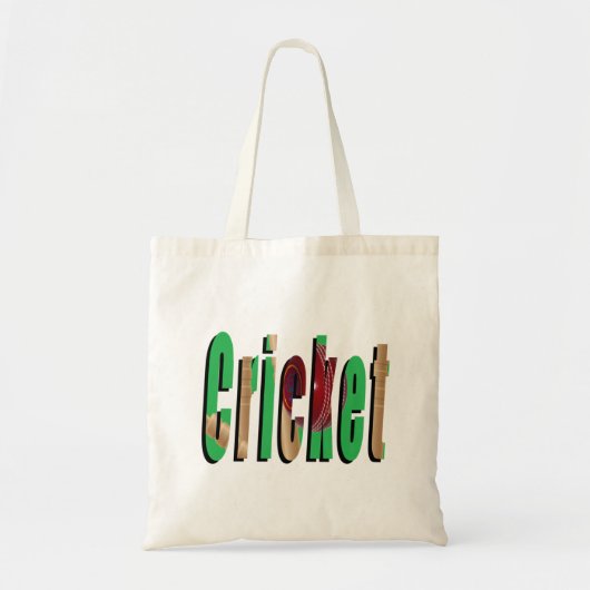 Cricket Logo, Budget Tas Carry Bag (Voorkant)