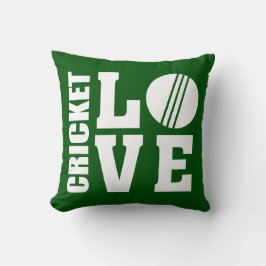 Cricket Love Green Kussen